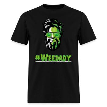 Weed Daddy Marijuana Cannabis Gift - Men's T-Shirt - black - Front - Jose (178cm)