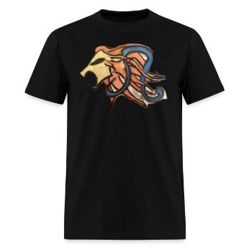 Leo - Men's T-Shirt - black - Front - Jose (178cm)