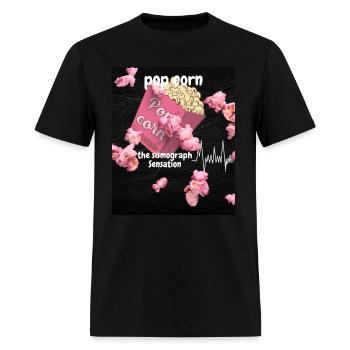 Pop corn quake - Men's T-Shirt - black - Front - Jose (178cm)