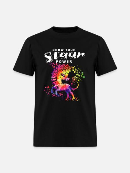 Exam Testing Day Show Your STAAR Power, Tie Dye Te - Men's T-Shirt - black