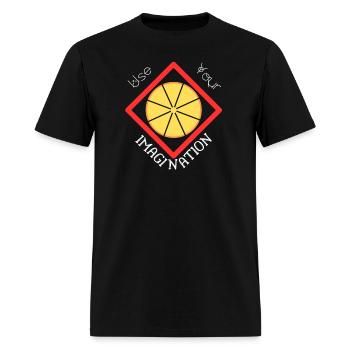 Use Your Imagination - Men's T-Shirt - black - Front - Jose (178cm)