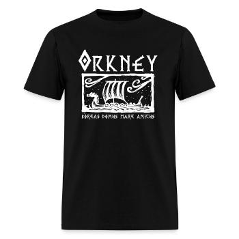 Orkney, Friend of the Seas - Women's Tank - Men's T-Shirt - black - Front - Jose (178cm)
