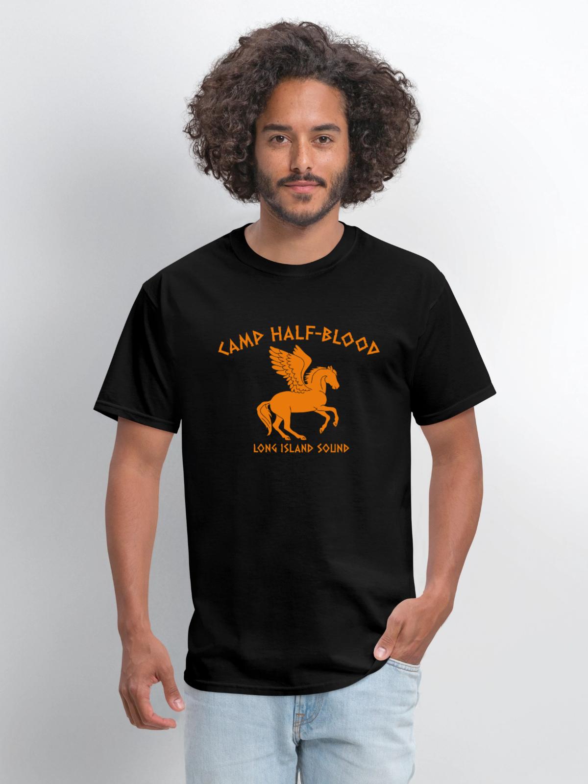 Camp Half Blood - Men's T-Shirt - black - Front - Jose (178cm)