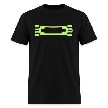 Longboard,Longboarder,Skateboard,Deck,Skater - Men's T-Shirt - black - Front - Jose (178cm)