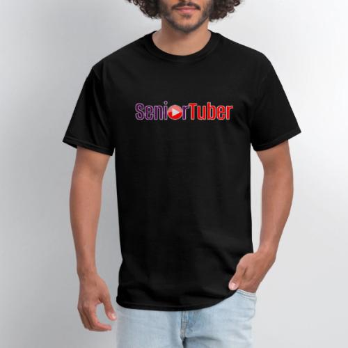 Senior Tuber Signature Logo - Men's T-Shirt