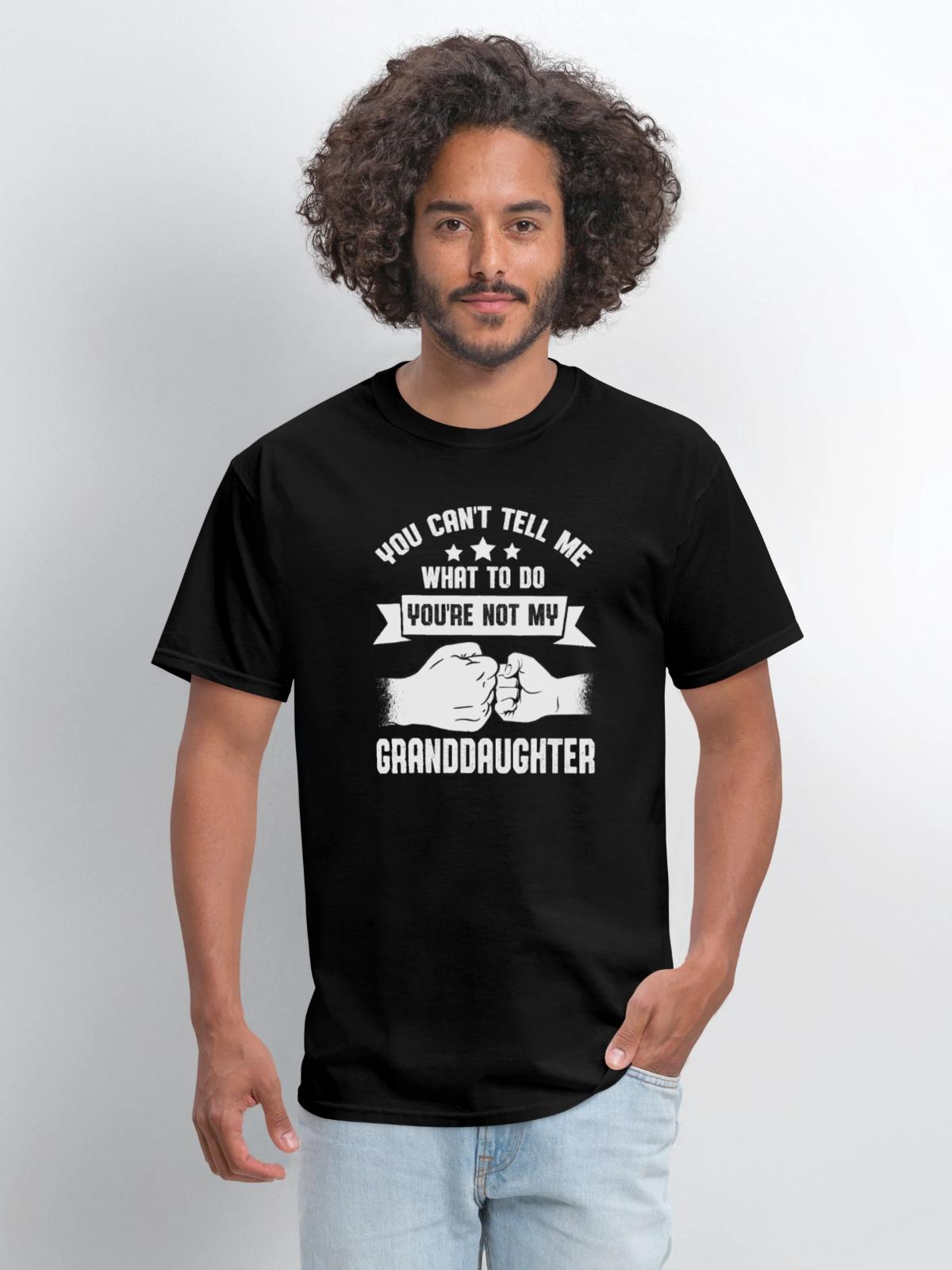 You cant Tell me what to do Youre not - Men's T-Shirt - black - Front - Jose (178cm)