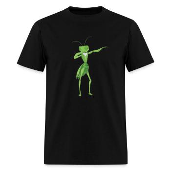 Funny Grasshopper Dab Kids - Men's T-Shirt - black - Front - Jose (178cm)