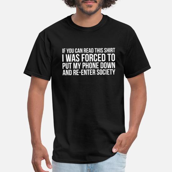Phone Addiction Funny Smart Cell Phone Addict' Men's T-Shirt | Spreadshirt