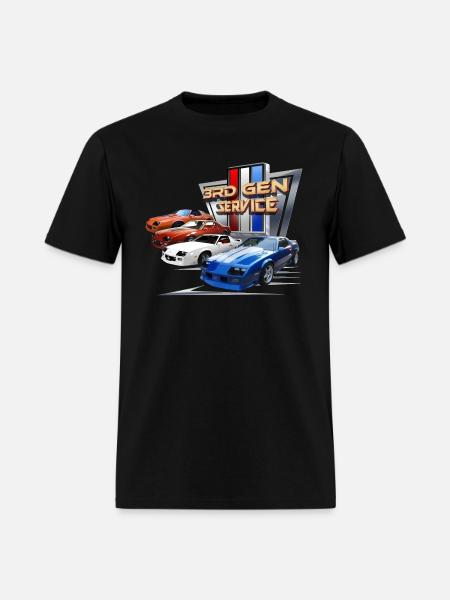 3rd generation of camaro 1982 1992 1 - Men's T-Shirt - black
