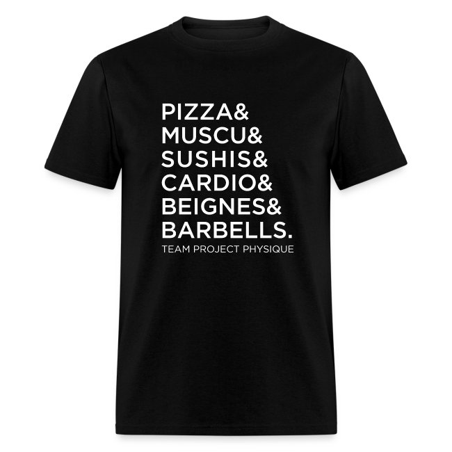 T-shirt Pizza et Donuts