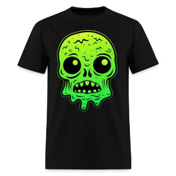Slime Skull - Men's T-Shirt - black - Front - Jose (178cm)