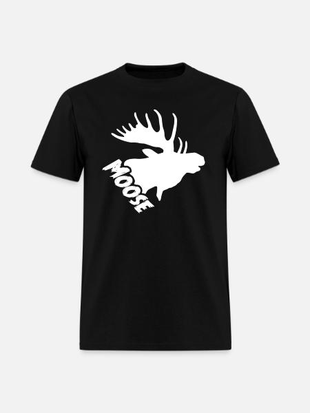 Moose Head Shirt - Men's T-Shirt - black