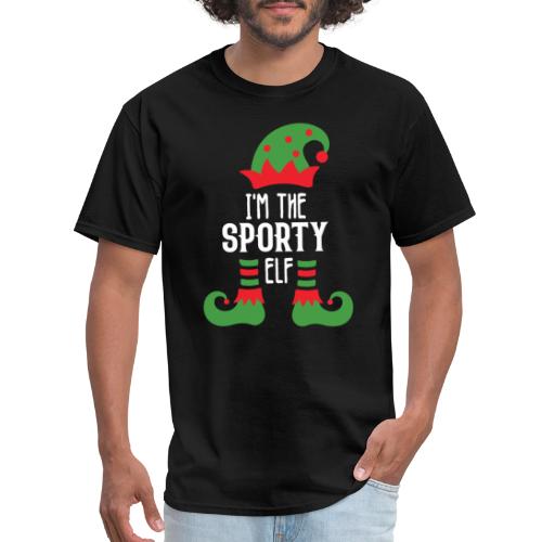 I'm The Sporty Elf Shirt Xmas Matching Christmas - Men's T-Shirt