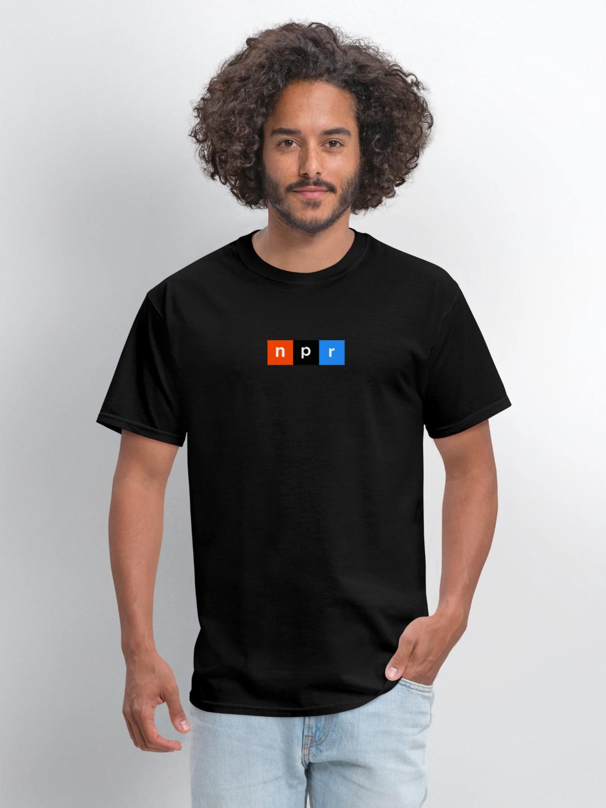 Npr Tshirt - Men's T-Shirt - black - Front - Jose (178cm)