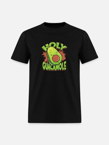 Holy guacamole - Avocado - Men's T-Shirt - black