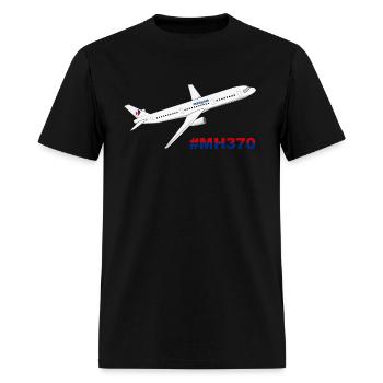Malaysia Airlines MH370 - Men's T-Shirt - black - Front - Jose (178cm)