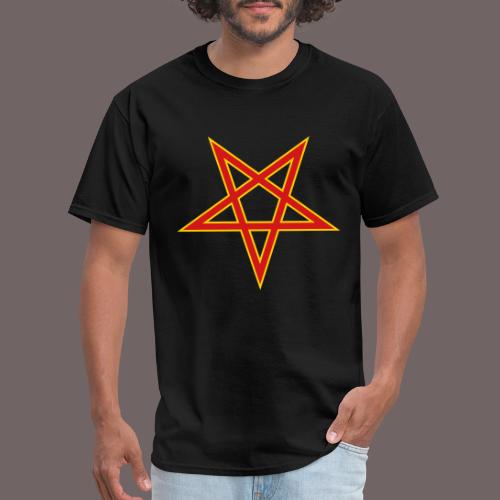 Pentagram Pentacle 2-tone vector - Men's T-Shirt