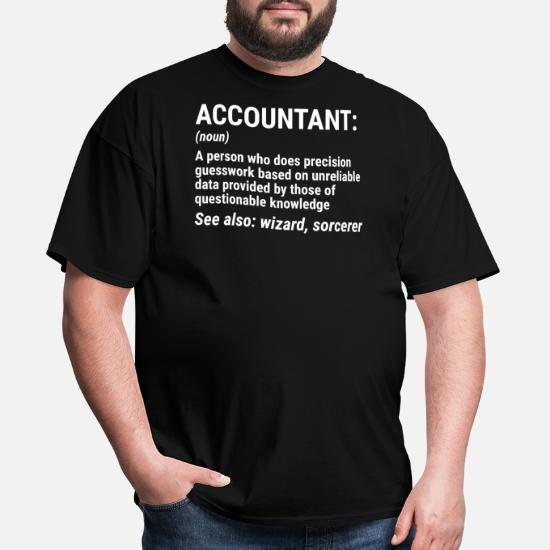 Funny Accountant Definition Accounting T-shirt' Men's T-Shirt | Spreadshirt