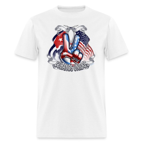 Cubanos Unido Peace by RollinLow - Men's T-Shirt