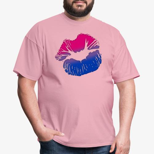Bisexual Big Kissing Lips - Men's T-Shirt