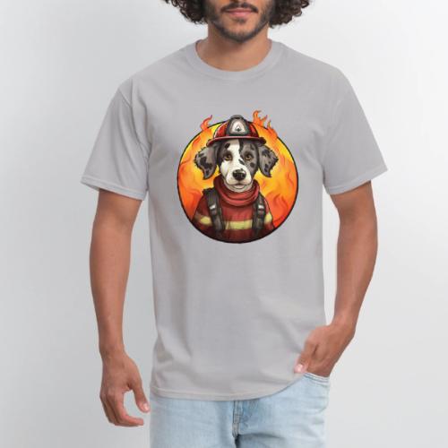 Dog Firefighter - Men's T-Shirt