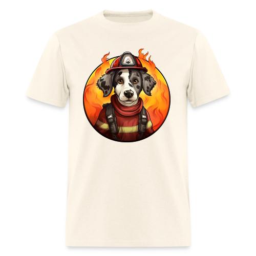 Dog Firefighter - Men's T-Shirt