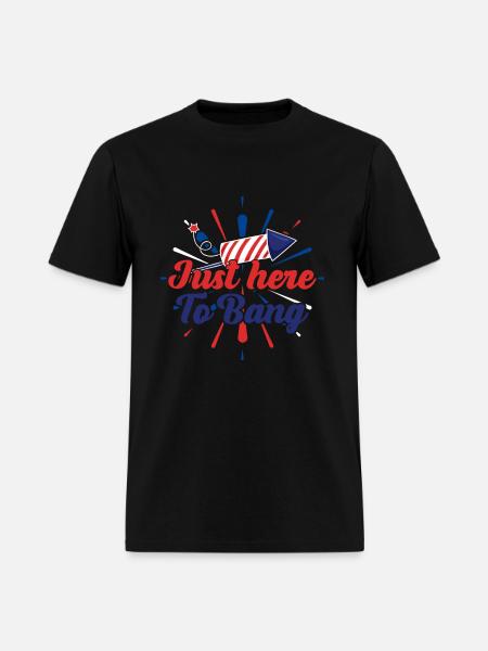 4th of july - Men's T-Shirt - black