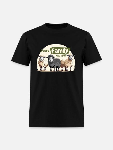 Every family has one. - Men's T-Shirt - black