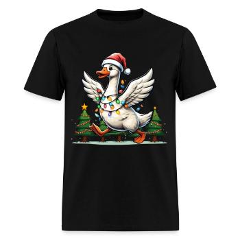 Santa's most ridiculous Christmas comedy for anima - Men's T-Shirt - black - Front - Jose (178cm)