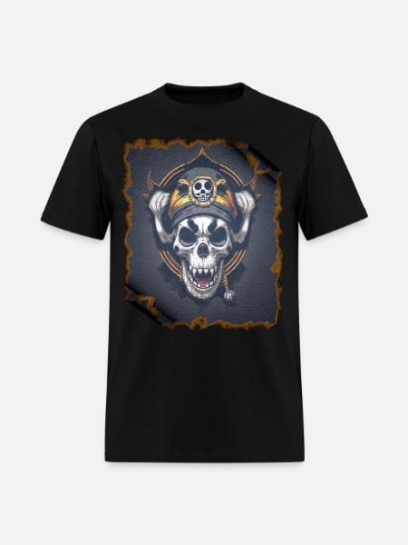 Jolly Roger v1 - Men's T-Shirt - black