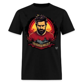 Fatherhood Nailed It, Fantom003.top - Men's T-Shirt - black - Front - Jose (178cm)