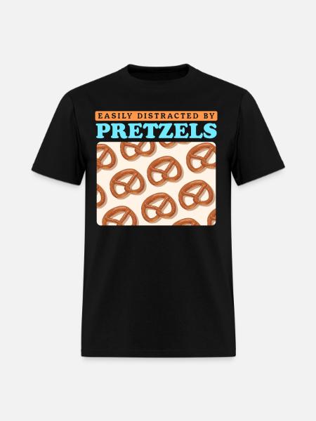 Pretzel Lover By Pretzels - Men's T-Shirt - black