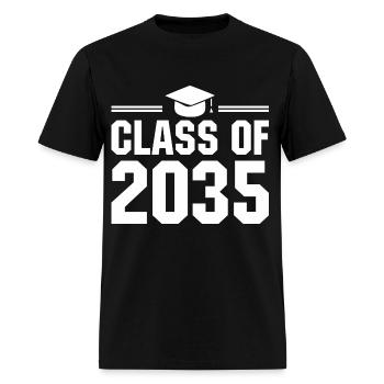 Class Of 2035 - Men's T-Shirt - black - Front - Jose (178cm)