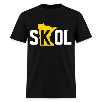 Hoodie Viking Chant Mpls Twin Cities Minnesota vik - Men's T-Shirt - black - Front - Jose (178cm)