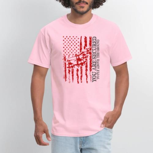 You are Secured To Fly Above The Ground - Men's T-Shirt