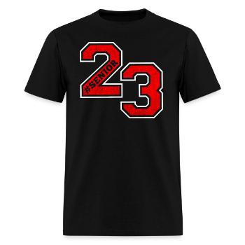 SENIOR CLASS OF 2023 SENIOR SWAG - 23 SENIOR GIFTS - Men's T-Shirt - black - Front - Jose (178cm)