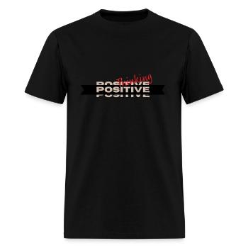 Positive Thinking - Men's T-Shirt - black - Front - Jose (178cm)