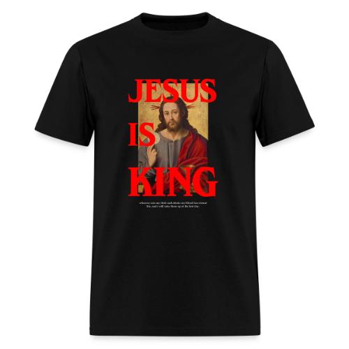 Jesus is King Eucharis - Men's T-Shirt