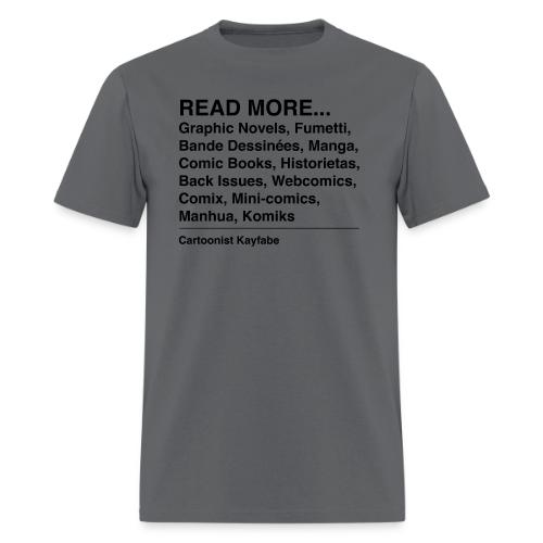 Read More (black letters) - Men's T-Shirt