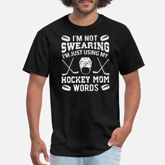 Hockey Mom Words Funny Women' Men's T-Shirt | Spreadshirt