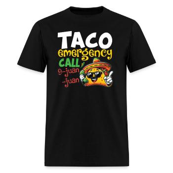 Taco Emergency Call 9 Juan Juan Cinco de Mayo - Men's T-Shirt - black - Front - Jose (178cm)