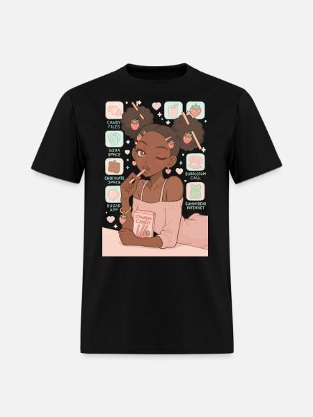 Candy Girl - Men's T-Shirt - black
