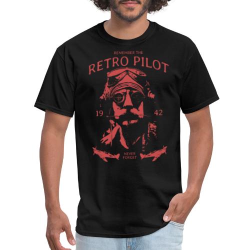 airplane pilot retro vintage - Men's T-Shirt