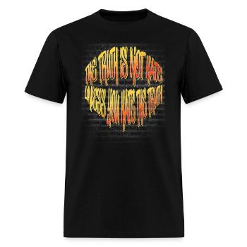 Hate The Truth - Men's T-Shirt - black - Front - Jose (178cm)