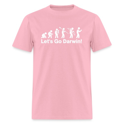 Mankind Evolution - Lets Go Darwin - Men's T-Shirt