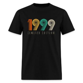 Vintage 1999 birthday birthdal 1999 - Men's T-Shirt - black - Front - Jose (178cm)