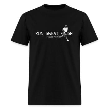 First Marathon | My First Marathon | Runner - Men's T-Shirt - black - Front - Jose (178cm)