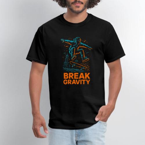 Break Gravity Skateboard Trick - Men's T-Shirt