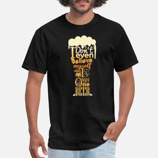 funny beer typography design' Men's T-Shirt | Spreadshirt