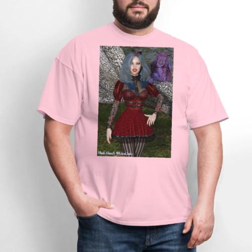 Alicia Abyss with Cheshire Cat Closeup Poster - Men's T-Shirt